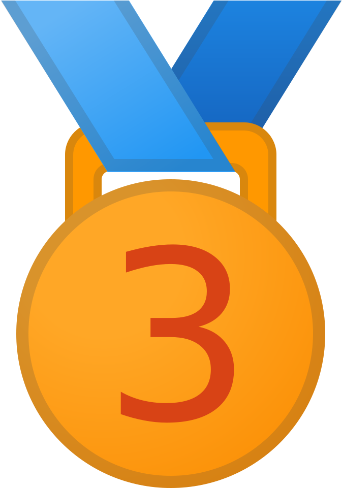 Download Svg Download Png - 2nd Place Medal Icon (1024x1024), Png Download