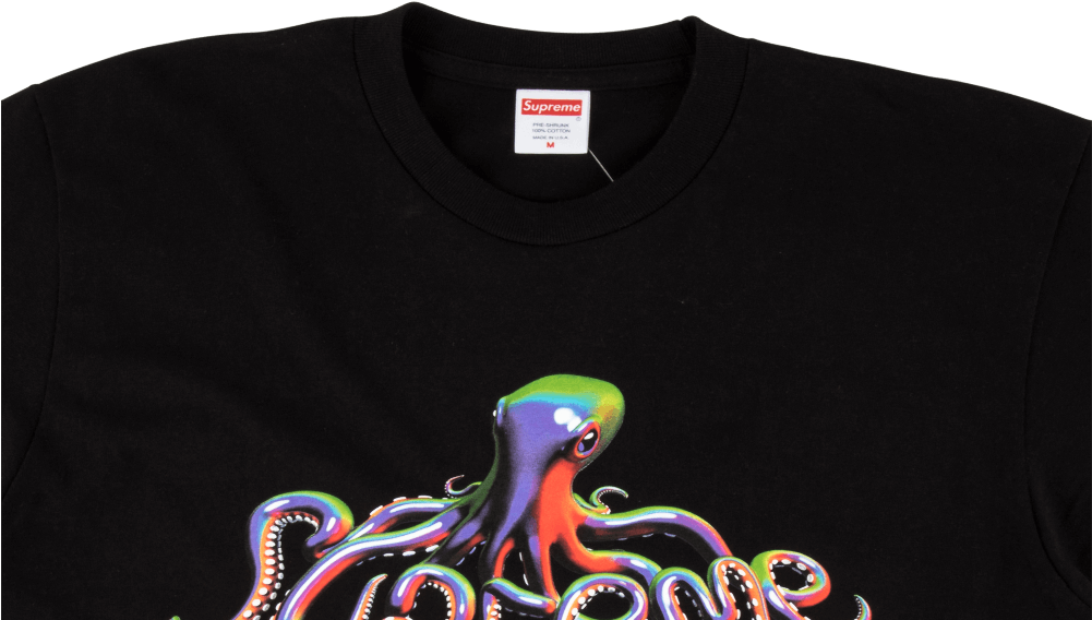 Supreme Tentacles T Shirt (1000x600), Png Download