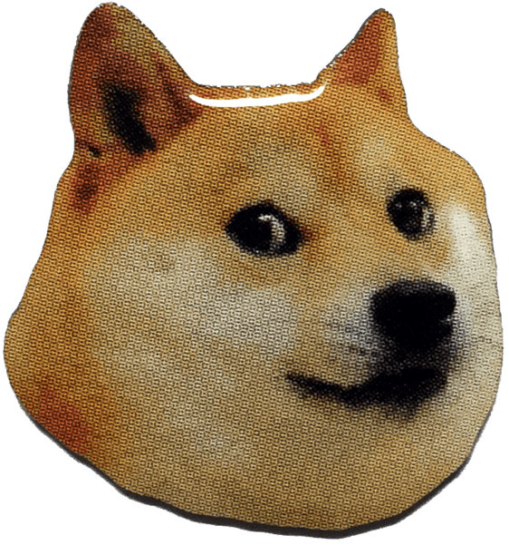 Doge Png Clip Black And White - Doge Without Background (600x600), Png Download