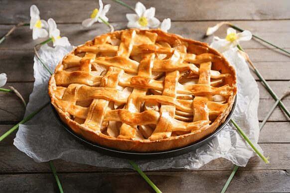 Apple Pie - Charlotte (582x388), Png Download