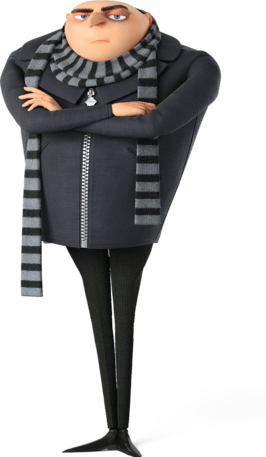 Download - Gru Do Meu Malvado Favorito (266x457), Png Download