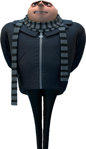 Despicable Me Gru Png - Despicable Me The Man (300x519), Png Download
