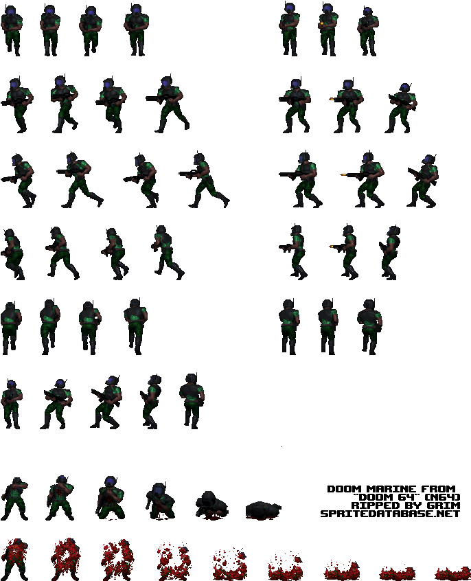 Click To View Full Size - Doom 64 (706x870), Png Download