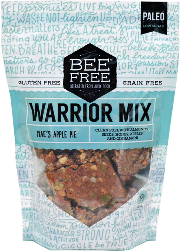 Beefree Gluten-free Bakery Mae's Apple Pie Warrior - Beefree Warrior Mix Granola Gluten Free, Grain Free, (600x600), Png Download