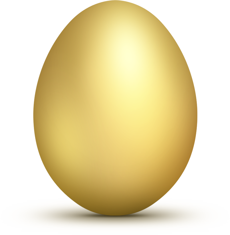 Golden Egg Png - Golden Egg Clipart (804x821), Png Download