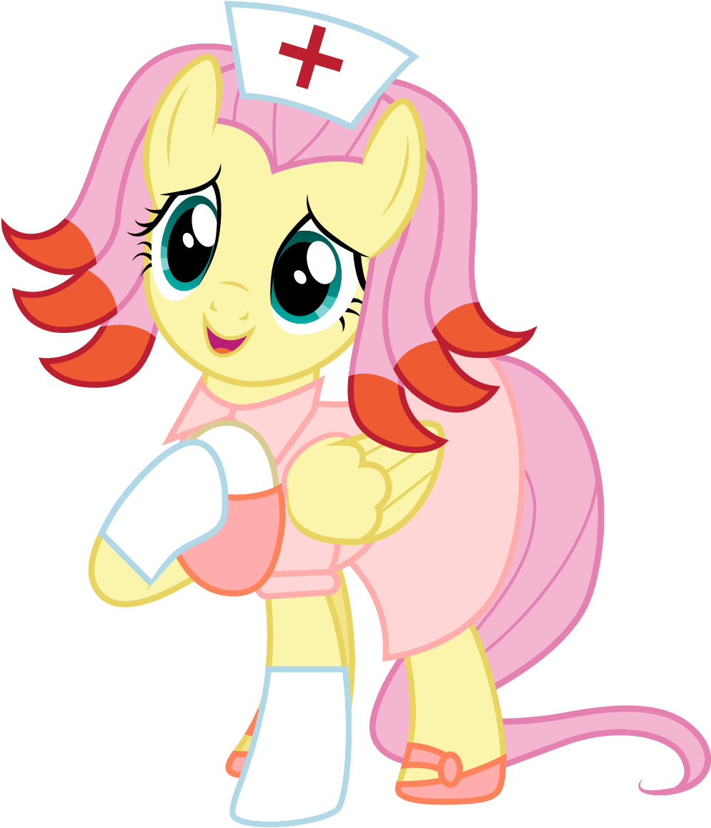 Cloudyglow, Chansey, Clothes, Costume, Female, Flutternurse, - Fluttershy Chansey (1001x1158), Png Download