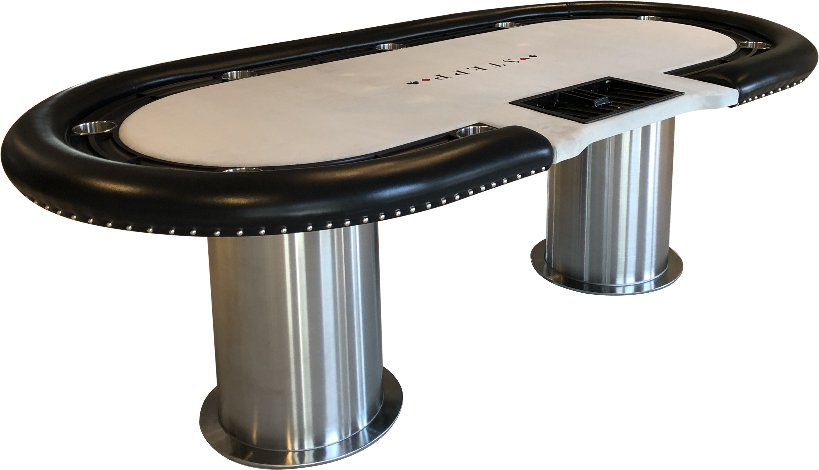 Kings Poker Table Round - Poker Table (2861x1641), Png Download