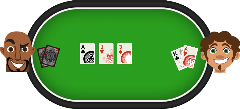 Poker Drawing Playing Clip Free Library - 3 Of A Kind Suited (940x498), Png Download