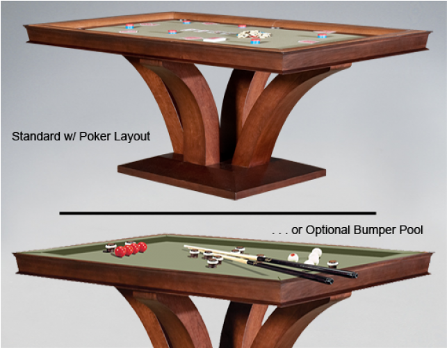 Content Slider - Bumper Pool Dining Table (1200x500), Png Download