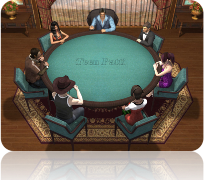 Teenpatti Teen Patti Fabriqate 3d Qasiplay Theteenpatti - Poker (406x359), Png Download