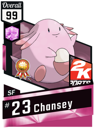 Your Chansey Card Is Right Over Here - Pink Diamond Kevin Love (325x475), Png Download