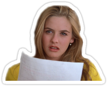 Clueless By Primadonnagirl - Blond (375x360), Png Download