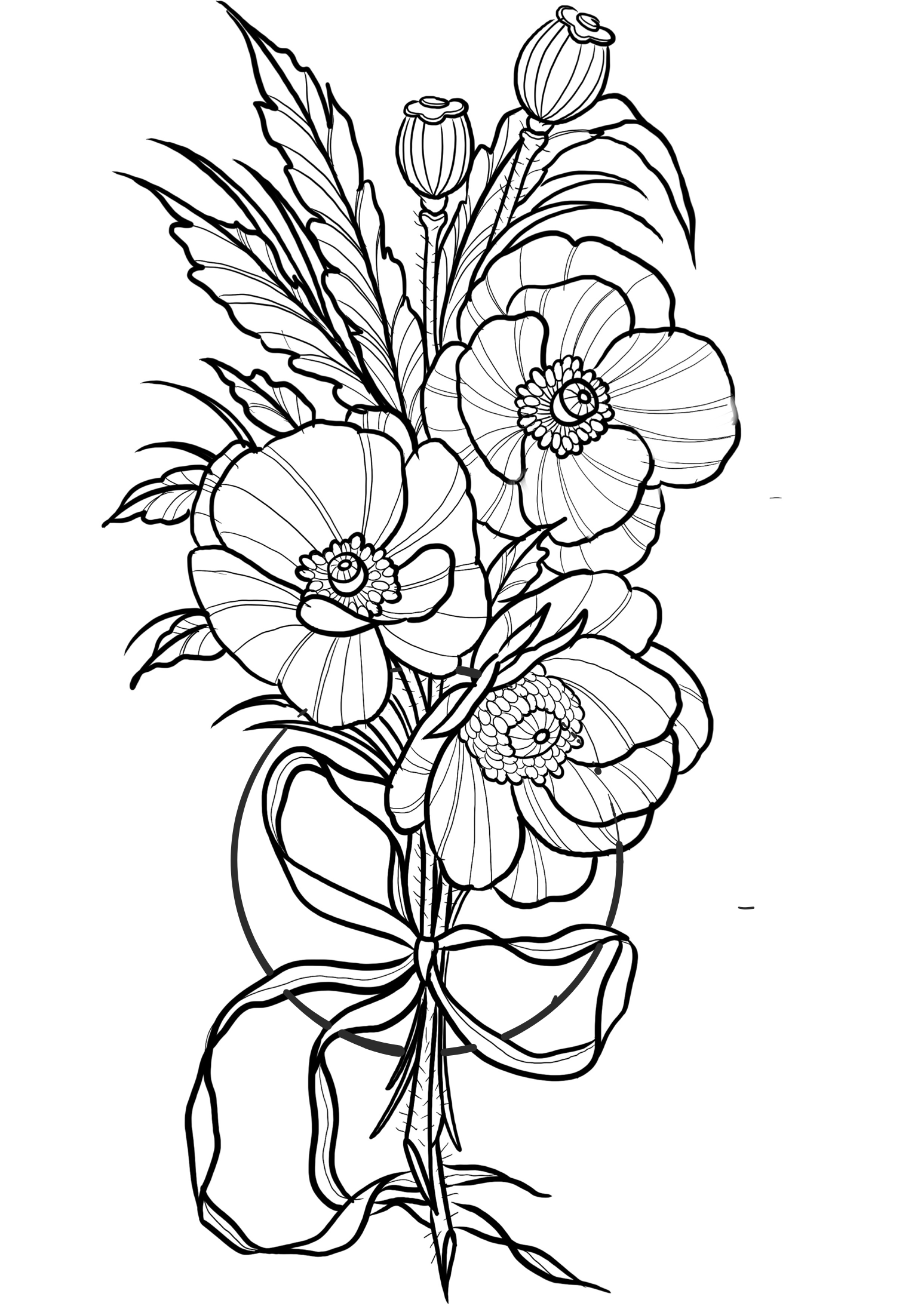 Png Free Library Cosmos Drawing Tattoo - Cosmo Flower Tattoo Designs (2048x2732), Png Download