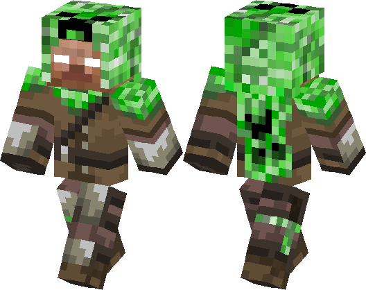 Herobrine Pvp Minecraft Pe Skins (528x418), Png Download