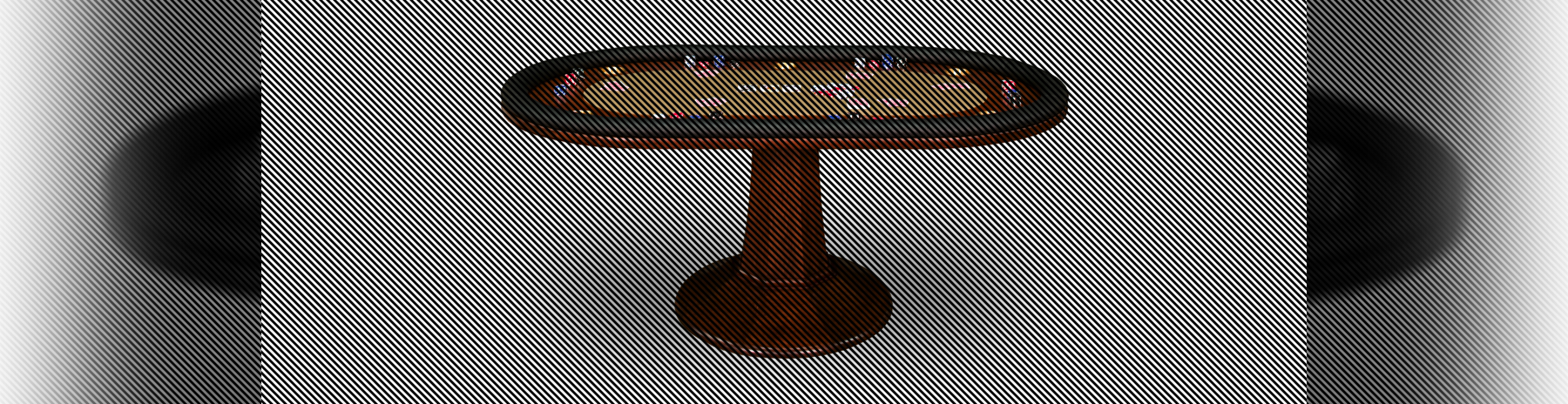 Furniture Poker Table Header Image - Poker Table (1800x464), Png Download