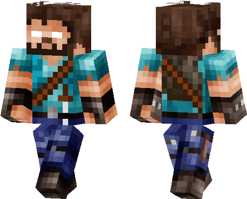 Skin Minecraft Pe Herobrine PNG Transparent With Clear Background