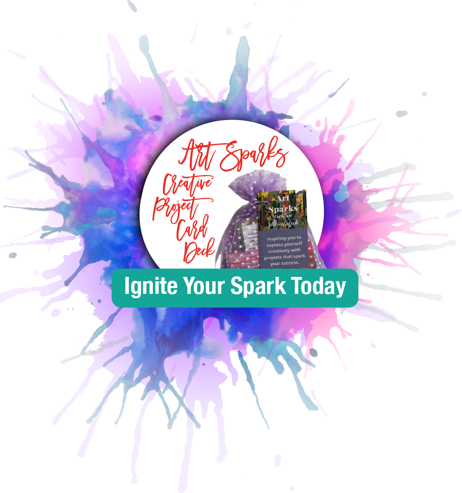 Art Sparks Creative Project Card Deck - Watercolor Painting (950x1015), Png Download