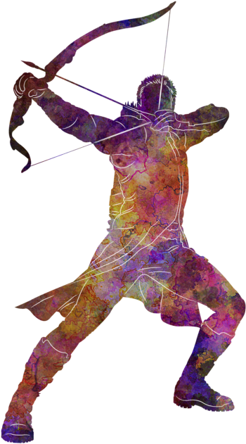 Click And Drag To Re-position The Image, If Desired - Icanvas Age Of Ultron Minimalistic Poster: Hawkeye (560x700), Png Download