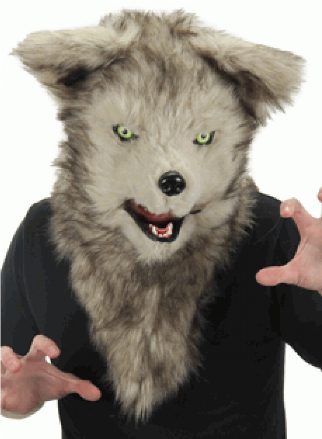 Wolf Mouth Mover Mask At Scifi Collector, Scifi Toys, - Elope Mouth Mover Wolf Mask A503750 (900x900), Png Download