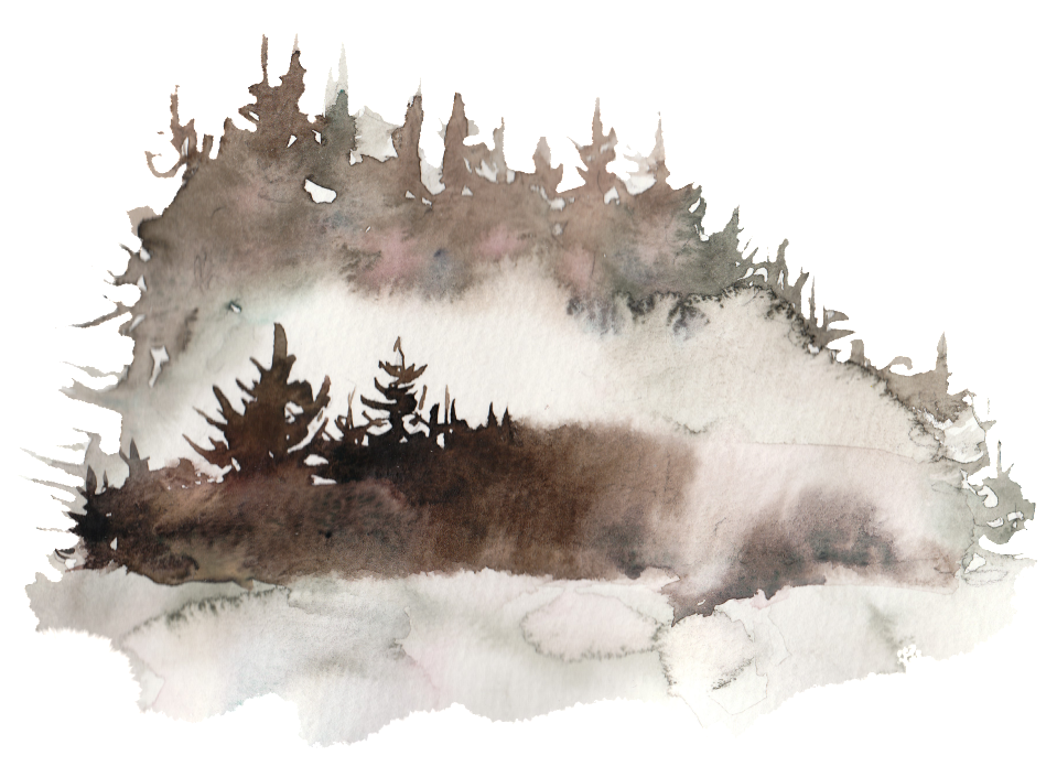 Creative Ink Painting Transparent Watercolor - Watercolor Painting (1024x1024), Png Download