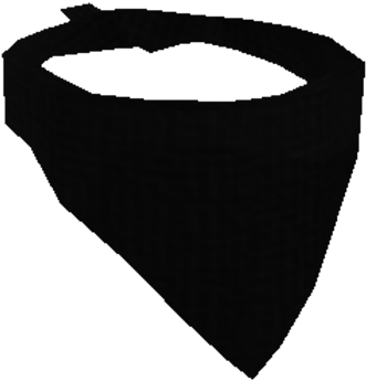 Bandana Black - Roblox Black Bandana Code (420x420), Png Download