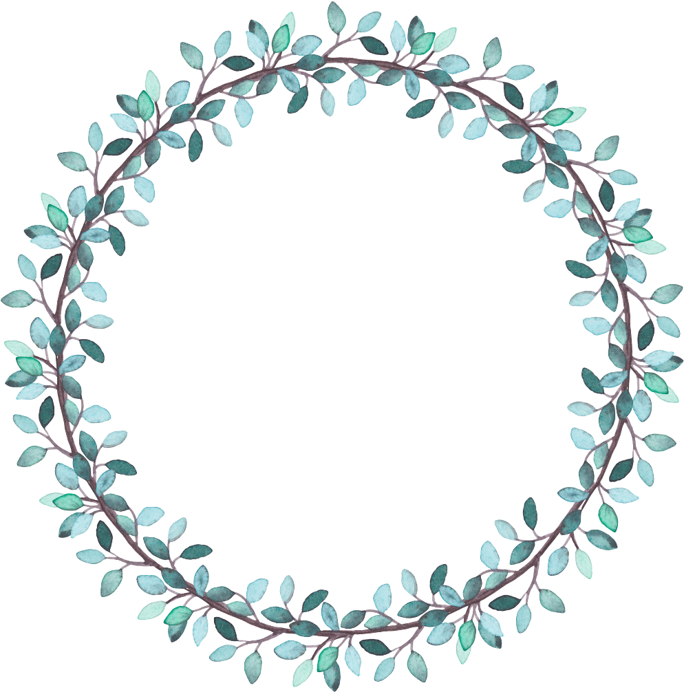 Freetoedit Ftestickers Frame Border Watercolor Green - Design (1024x1024), Png Download