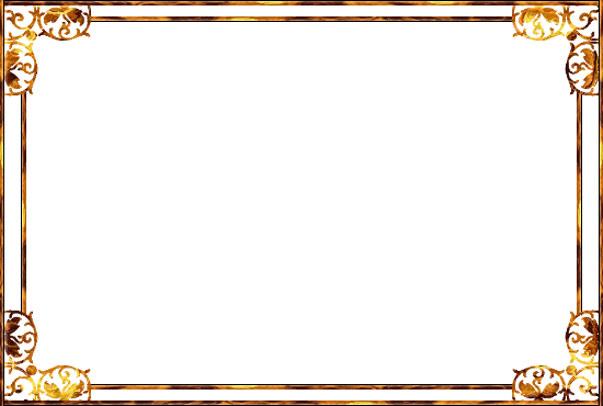 Transparent Frame Gold - لا الہ الا اللہ محمد رسول اللہ (550x370), Png Download