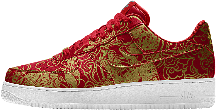 Download Nike Air Force 1 Low Id 'chinese New Year' - Syracuse Air Force One  PNG Image with No Background - PNGkey.com