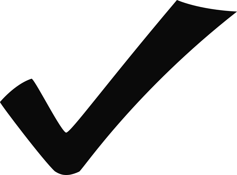Check Mark Checkbox Cheque Download Drawing - Tick Right (460x340), Png Download
