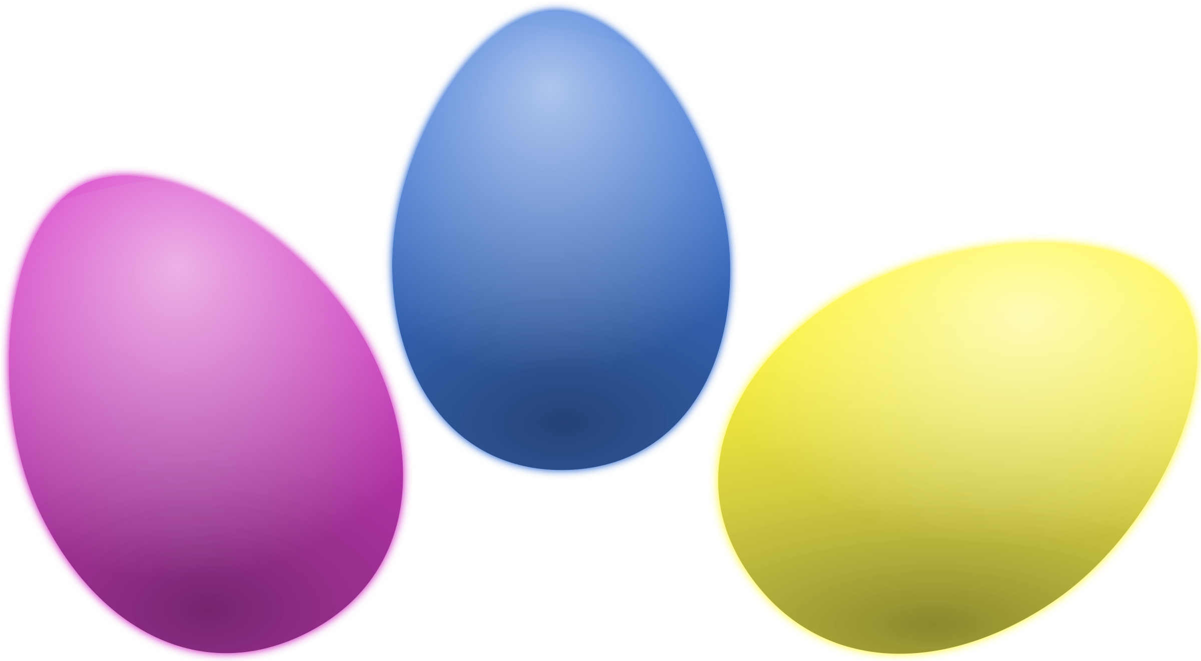 Transparent Background Easter Egg Transparent (2400x1440), Png Download