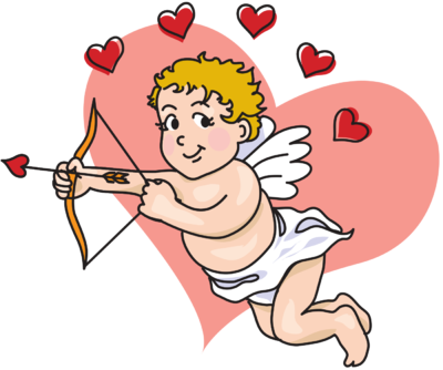 Cupid Clipart Png Clipart Transparent Download - Cupid Clipart (400x334), Png Download