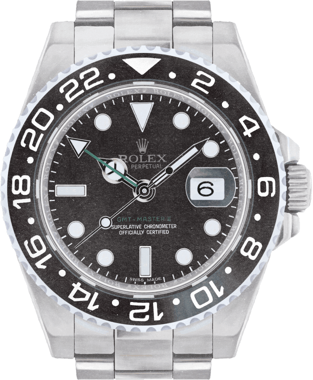 圖片 - Rolex Gmt Master Ii 126715 (626x760), Png Download