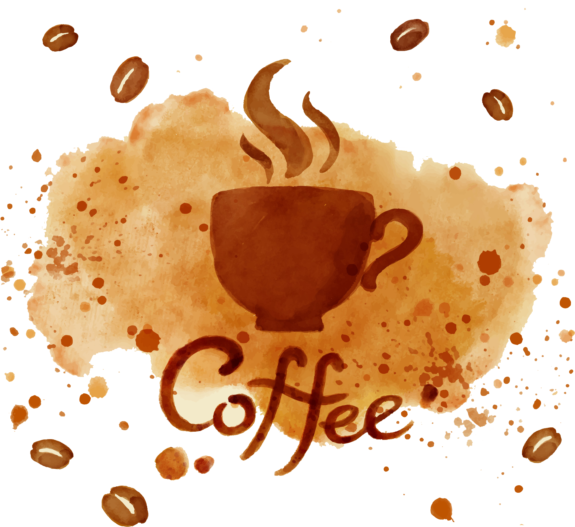 Brown Coffee Png Images - Coffee (1024x1024), Png Download