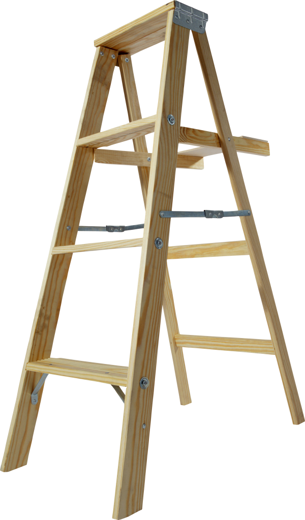 Ladder Png Free Download - Clear Background Ladder Png (600x1023), Png Download