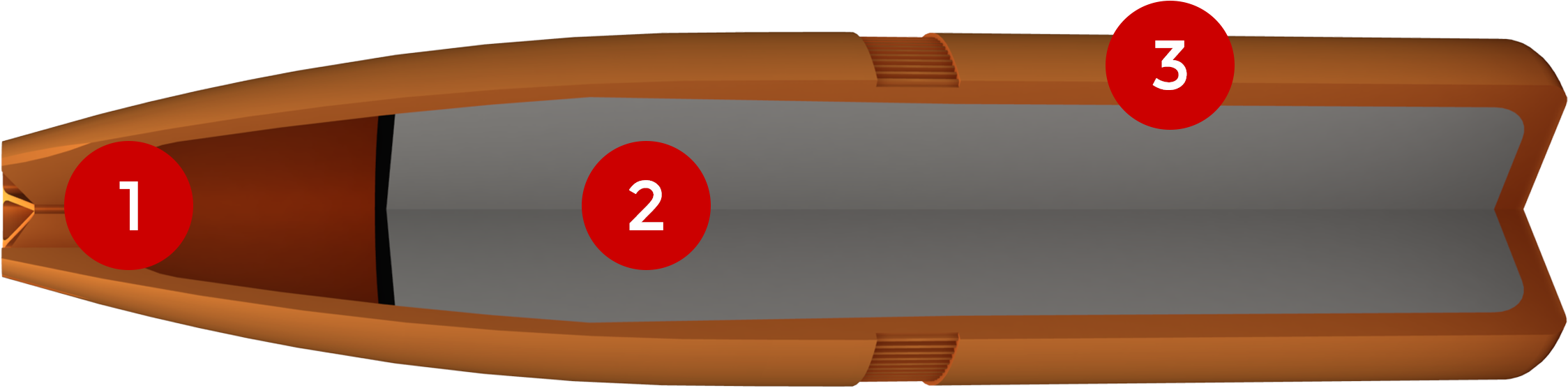 25-06 Remington, 120 Grains Features - .25 Winchester Super Short Magnum (2248x556), Png Download