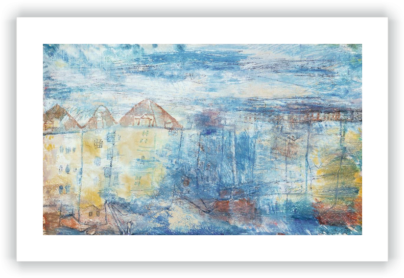 Vista A Una Plaza, 1912, - View Onto A Square (800x550), Png Download