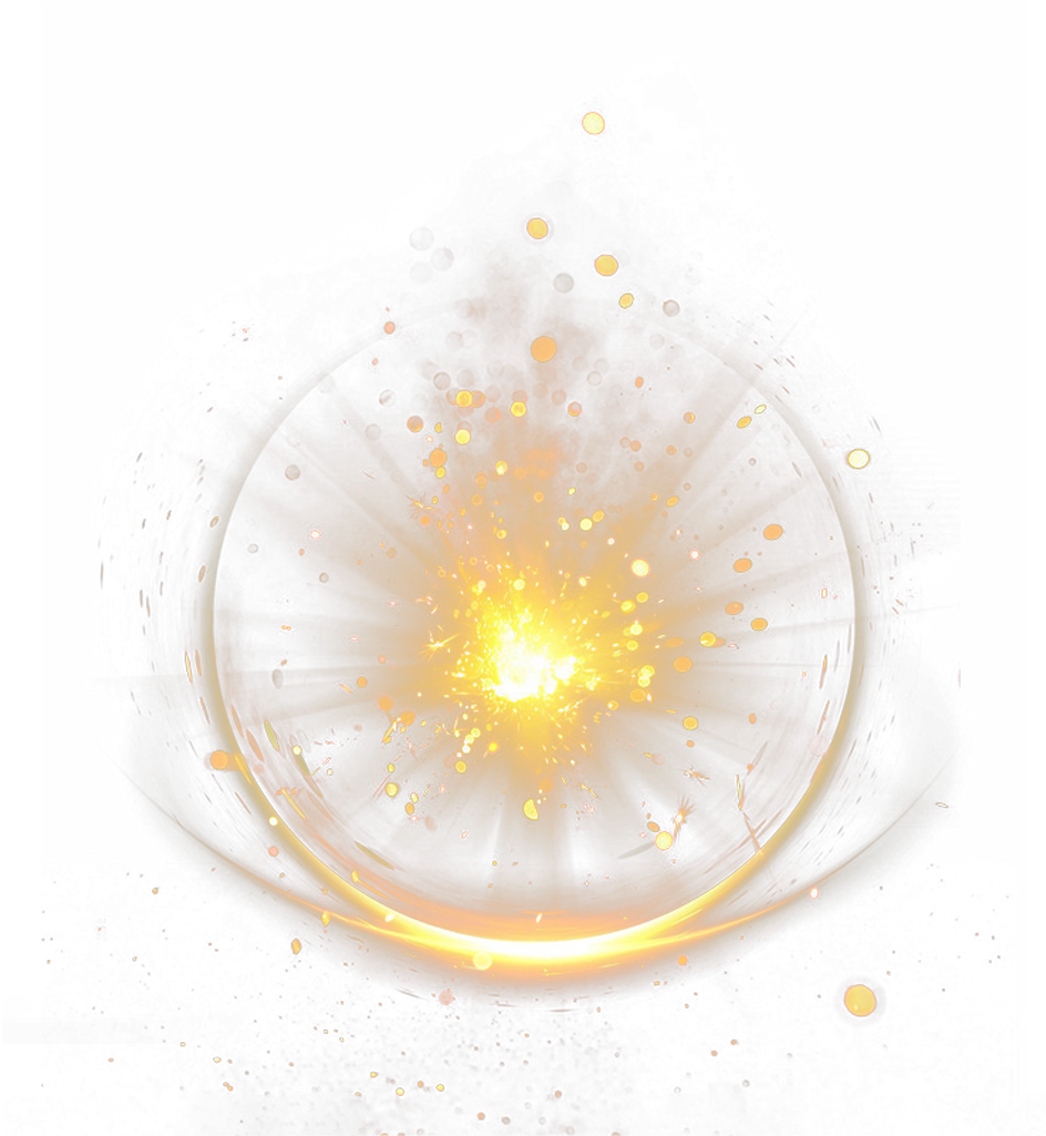 Ftestickers Light Shine Glow Gold - Light Gold Png (1024x1024), Png Download