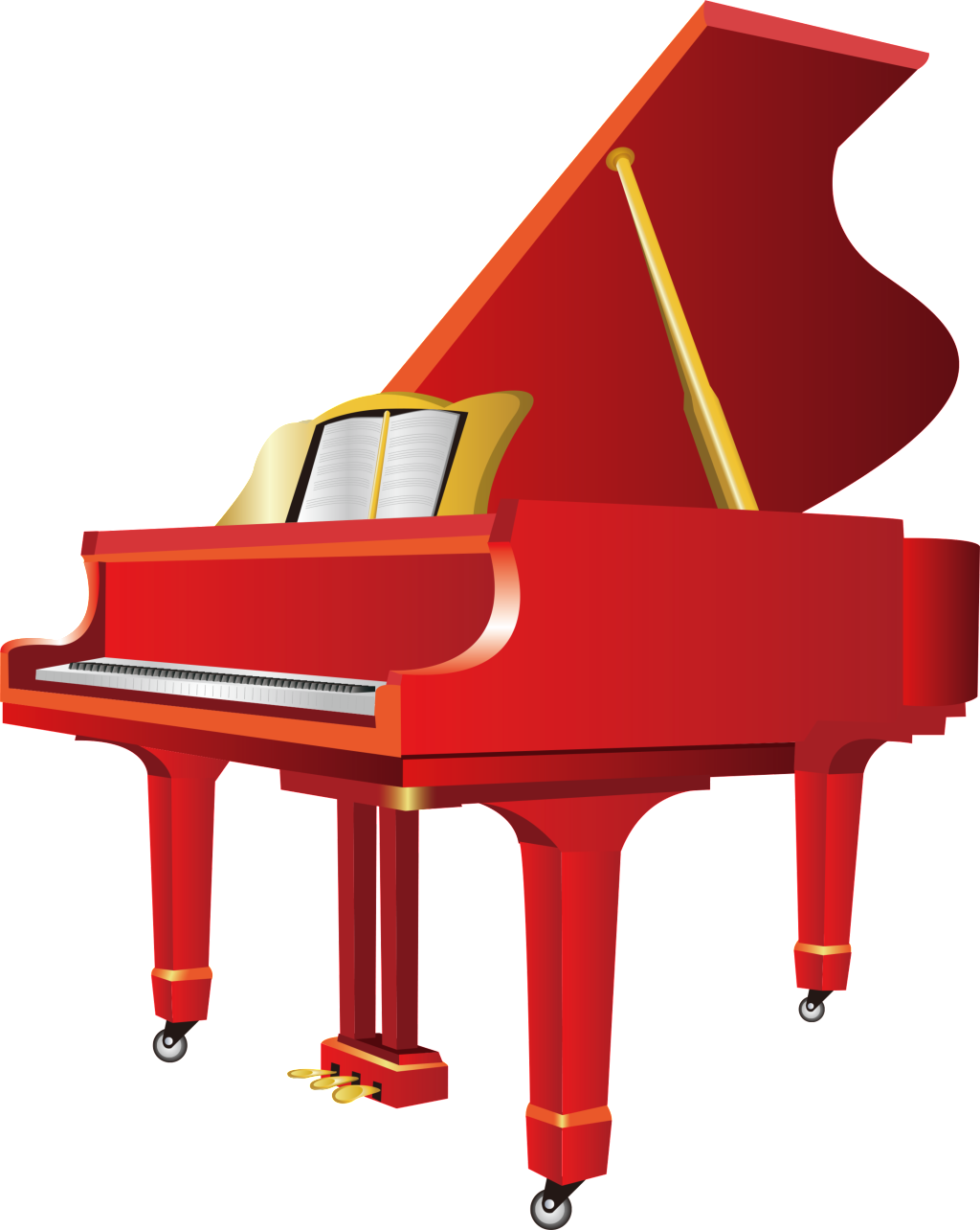 Design About Piano Music, Piano Elements, Piano Vector, - Piano Clipart (1024x1284), Png Download