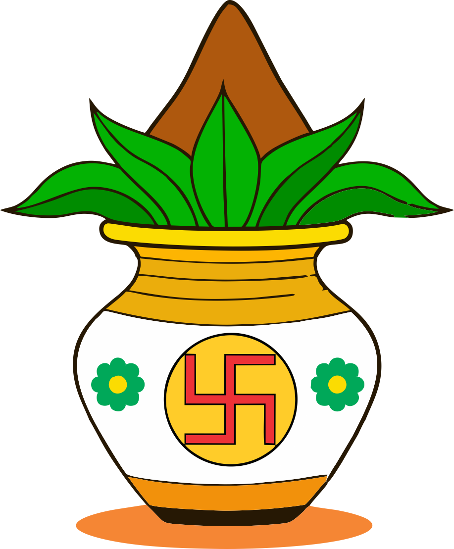 Chhat Puja New Kalash Png - Kalash Png (917x1109), Png Download