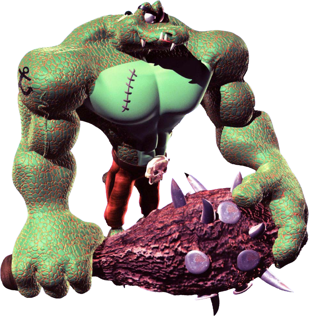 Klubba - Donkey Kong Country 2 Klomp (1044x1079), Png Download