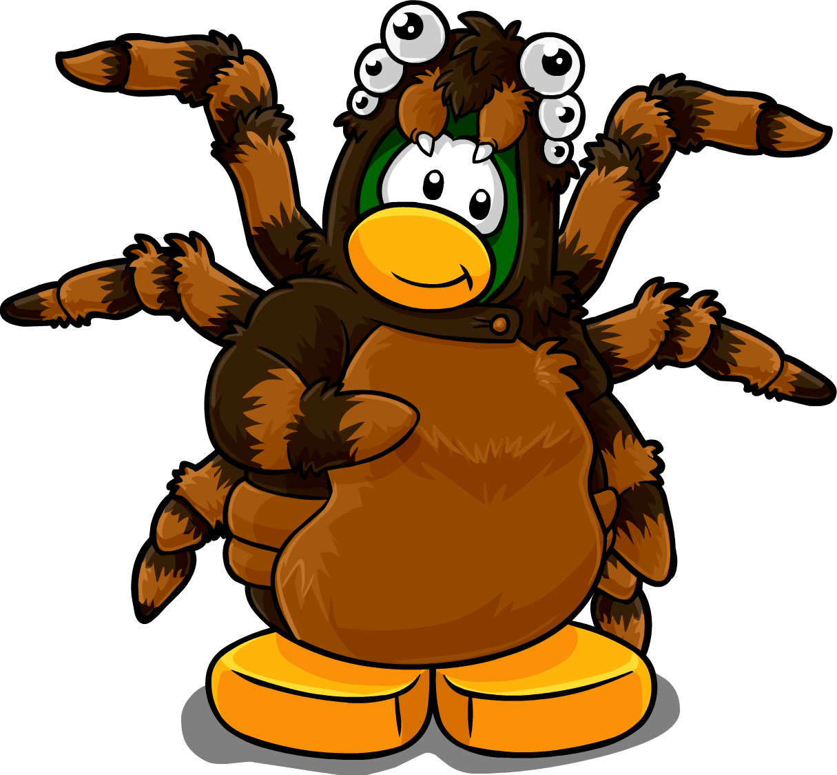 Gladys The Spider - Club Penguin Spider (1215x1124), Png Download