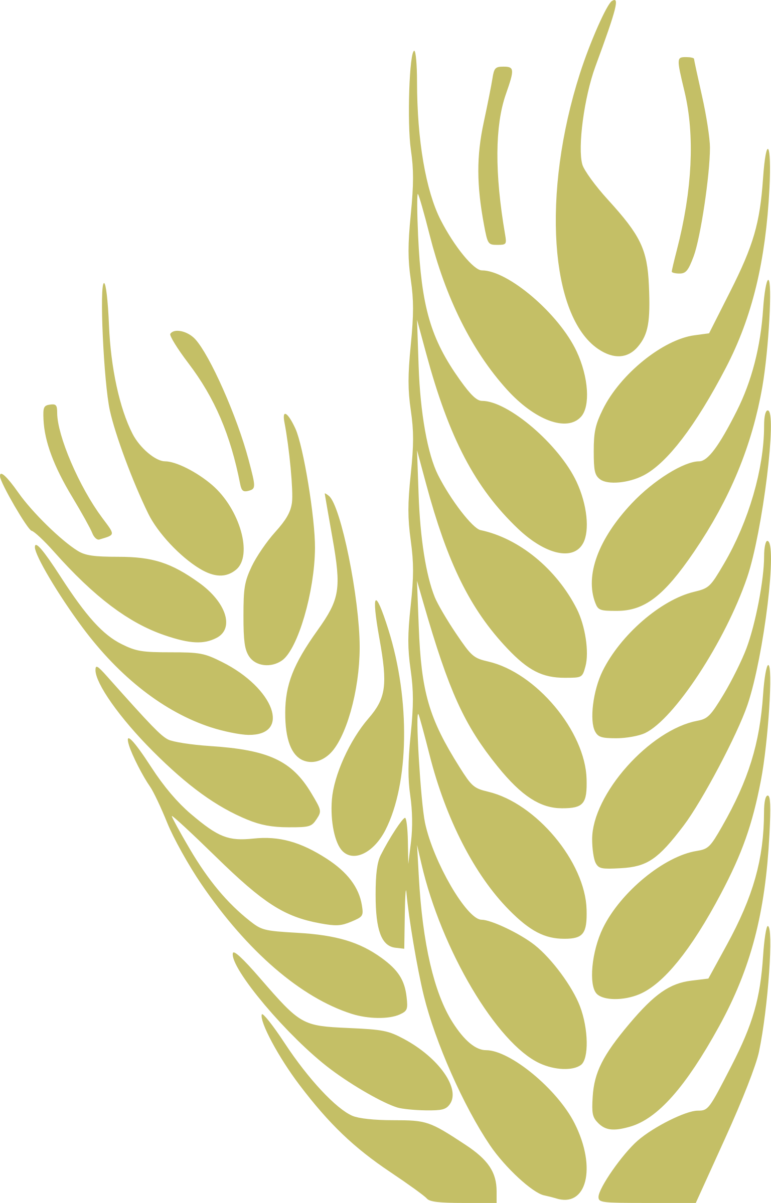 This Free Icons Png Design Of Wheat (1537x2400), Png Download