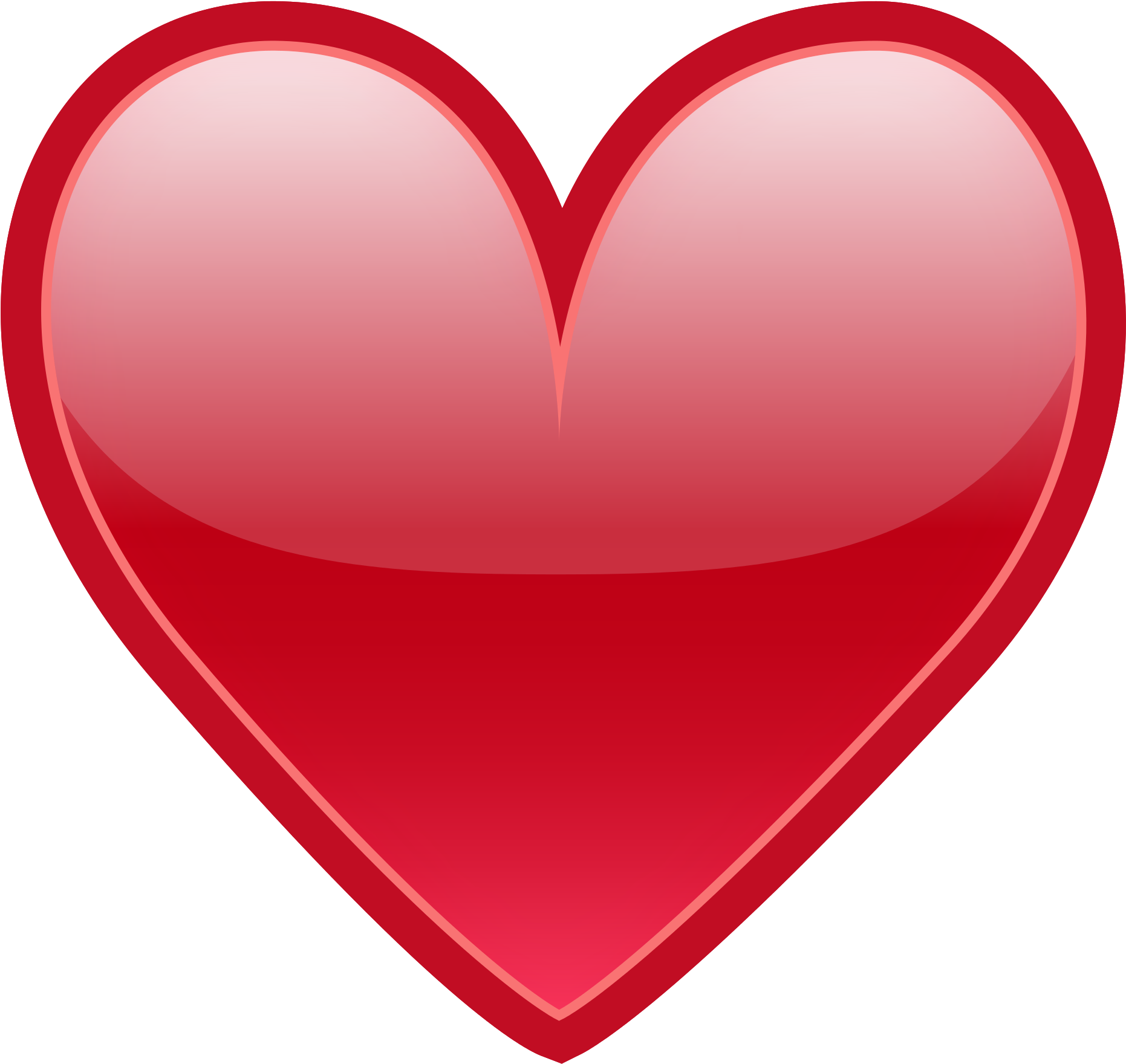 Hearts Clipart Heartbeat - Emoji Heart Svg (2000x2000), Png Download