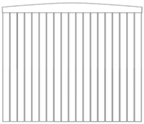 Fortress Spear Panel - Fence (750x650), Png Download