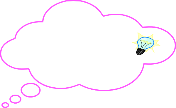 How To Set Use Wide Thought Bubble Clipart (600x371), Png Download