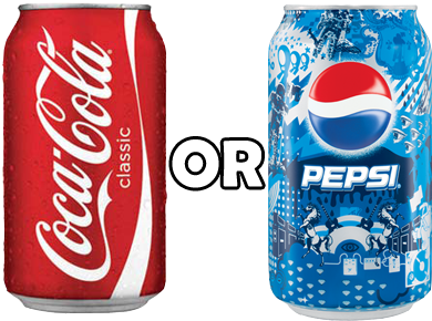 Coke Or Pepsi - Coke Vs Pepsi Transparent (400x400), Png Download