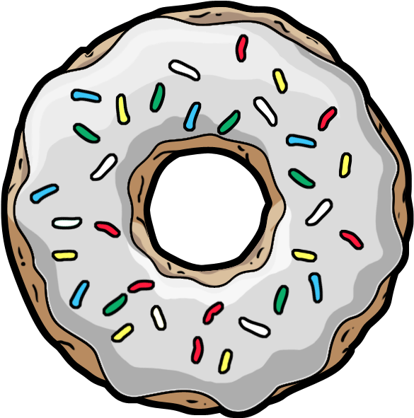 Png Tumblr Transparent Donut Clip Art Free Library - Donut Png (722x722), Png Download