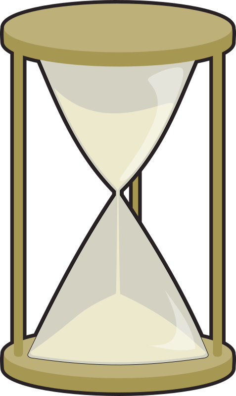 Hourglass Clipart Hour Glass - Hourglass Drawing Png (477x800), Png Download