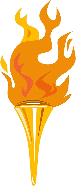 Olympic Torch Clipart (321x780), Png Download