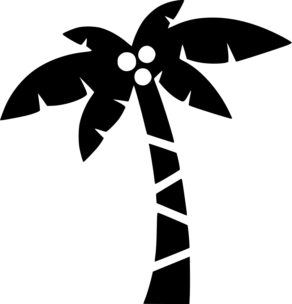Palm Tree Comments - Palm Tree Icon Png (944x980), Png Download